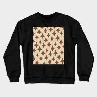 Simple Minimalist Abstract Moroccan Art Pattern Crewneck Sweatshirt